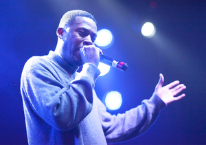 GZA, former front-man of the Wu-Tang Clan, performs some of his most famed rhymes at the Westcott Theatre on Friday evening.