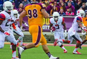 Brisly Estime will likely see an increased role at H-back in Ashton Broyld's absence. SU plans to cycle through its wide receivers and give them all opportunities against Notre Dame in the absence of Ashton Broyld.