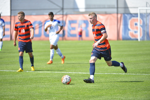 Liam Callahan is one of two starting wings, along with Korab Syla, who have given Syracuse added scoring depth from their wing positions.