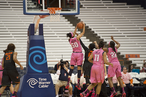 Briana Day led Syracuse with 21 points and she grabbed 12 rebounds. Her second-half performance helped Syracuse push past Georgia Tech. 