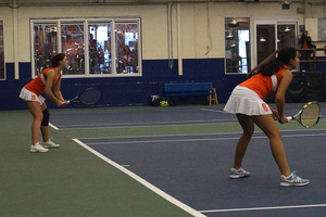 Syracuse suffered its first defeat on Sunday against No. 9 Virginia at Drumlins Tennis Center.