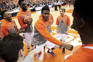 Doyin Akintobi-Adeyeye was placed on scholarship by Syracuse. The senior center will fill SU's final scholarship spot in 2016-17.