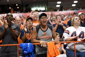 Syracuse blew a 17-0 first quarter lead and lost to USF by 25 points. SU fans were not pleased.