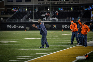 Syracuse head coach Dino Babers spoke about his offensive line, Kendall Coleman's late hit and how SU needs its best players to play better because it doesn't have enough of them.