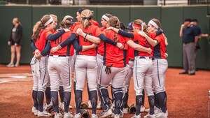 Rachel Burkhardt used a book to come out of her hitting slump. 