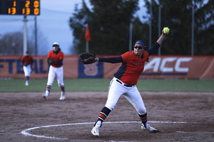 Alexa Romero, who led Syracuse in wins last season with 12, is one of two pitchers with more than 10 innings pitched in 2017 returning this year. 