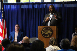 Kenton Buckner has 25 years of experience in law enforcement, including four years as police chief in Little Rock, Arkansas. 