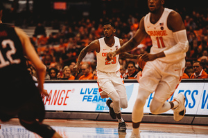 Frank Howard, pictured against Northeastern, missed the first four games of the season.