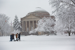 SU’s Campus Facilities Administration and Services is responsible for maintaining the grounds, buildings, parking lots and other facilities on campus, according to their website.