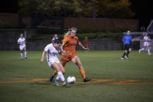 Syracuse pressed higher up the pitch in the second half and outshot Wake Forest 4-1 in overtime. 