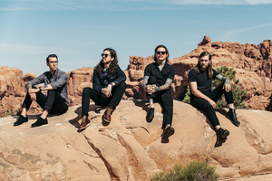 (Left to right) Andy Trick, Jeremy DePoyster, Mike Hranica and Kyle Sipress are all members of the band The Devil Wears Prada. The group will perform songs off its new album “The Act,” at The Westcott Theater.