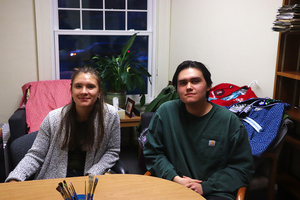 Maris Jacobs and Nathan Abrams are co-presidents of Indigenous Students at Syracuse. 