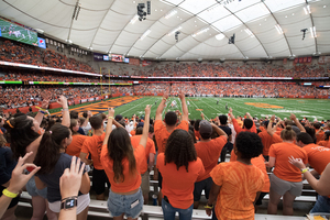 SU allowed a limited number of students and fans to attend men’s and women’s lacrosse games in spring 2021 with COVID-19 testing protocols.
