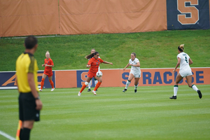 In Syracuse’s 2-1 win over Eastern Michigan, the Orange finished with 20 shot attempts, 16 more than the Eagles.