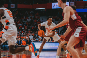 Frank Anselem's final free throws gave Syracuse the win in double-overtime against Indiana.