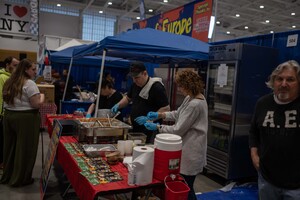 Along with cuisine from regions like Africa and the Middle East, the event featured performances from acts including the Syracuse Highland Pipe Band.