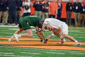 Johnny Richiusa won just 22% of his faceoffs as No. 9 Maryland piled on 50 shots to beat the Orange