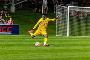 Jahiem Wickham recorded a clean sheet in his first-ever start for SU in its 1-0 win over UAlbany.