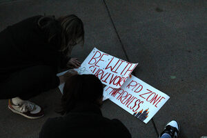 BWSS raised awareness about the Red-Zone, a period of time in the fall where sexual assault cases rise, by holding a vigil. Attendees were invited to share their experiences, in hopes of making the vigil a safe space for survivors. 