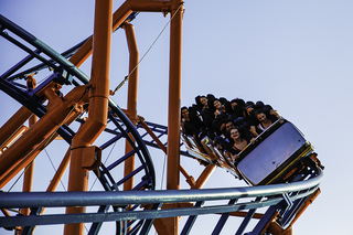 The RC-48 roller coaster is one of the biggest rides on the fairground. It is the second-largest traveling roller coaster in the United States and makes its first appearance at The Great New York State Fair this year. Other popular rides include Delusion, Zipper and Ring of Fire.