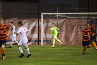 Junior goalkeeper Hendrik Hilpert finished with four saves.