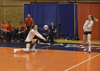 SU posted 59 kills to Boston College's 48.