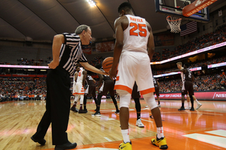 Tyus Battle played all 45 minutes on Friday despite his slow night scoring which included a 1-9 performance from beyond the arc. 