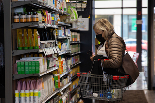 Elimara Pederneiras is visiting Syracuse from Colorado and found the market was conveniently close to her hotel.